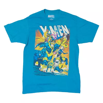 Buy MARVEL Xmen Comic Mens T-Shirt Blue USA M • 8.99£