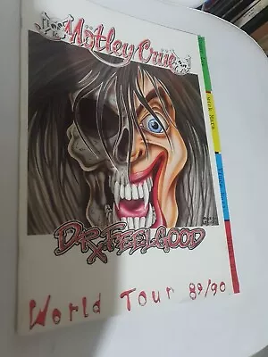 Buy Motley Crue 1989 Dr. Feelgood World Tour Program Book Booklet • 75£
