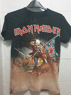 Buy Iron Maiden The Trooper G T-Shirt Size Small W 38  Unique PATTERN DESIGN  • 34.99£
