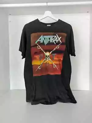 Buy ANTHRAX 1990 Vintage T-Shirt Persistence Of Touring European Tour • 42.82£