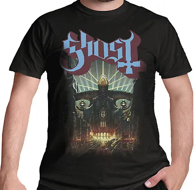 Buy Ghost Meliora T Shirt Official Papa Band Logo Black Tee Licensed Merch New • 15.55£