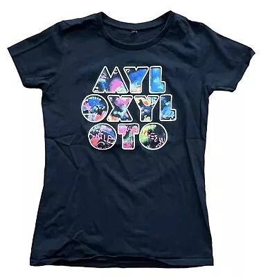 Buy Coldplay Mylo Xyloto 2012 Tour Concert Women’s Large Two Sided Black T Shirt • 22.19£
