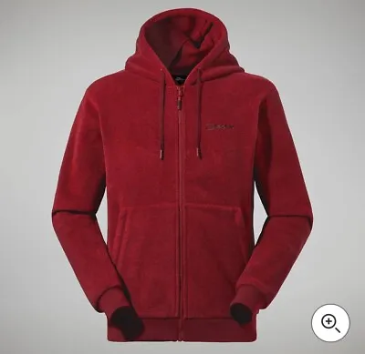 Buy Berghaus Prism Polartec Mens Hooded Jacket Red Size Large Rrp£100 New W/tags. 20 • 44.99£