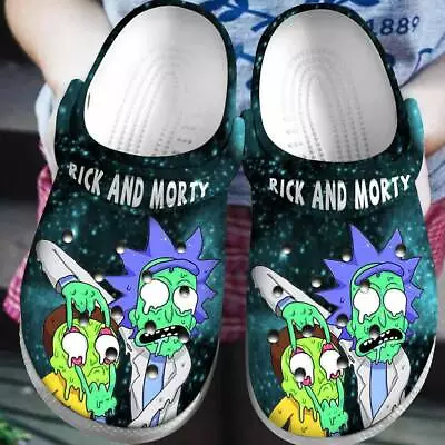 Buy Personalized Name Rick And Morty TV Series Crocs Shoes, Rick And Morty Crocs • 54.04£