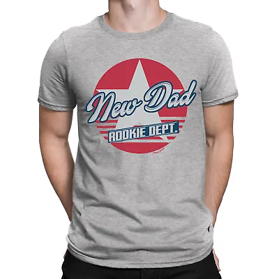 Buy New Dad Rookie Dept T-Shirt Mens  Gift For 1st Time Father Newborn Baby • 10.99£