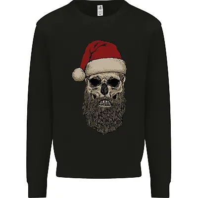 Buy Santa Skull Gothic Heavy Metal Christmas Mens Sweatshirt Jumper • 16.99£