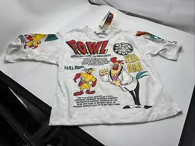 Buy Kids 6 Disney's DUCK TALES ADVENTURE Club Fowl T Shirt Eggman Tags Steel Beak • 33.14£
