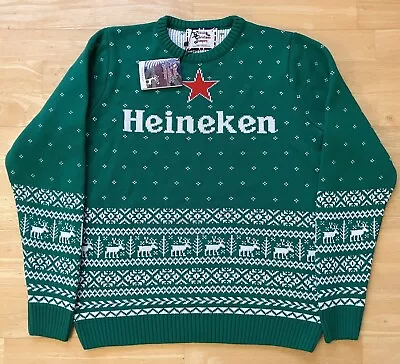 Buy Medium 41  Chest Heineken Lager Beer Bier Christmas Ugly Jumper / Sweater • 39.99£