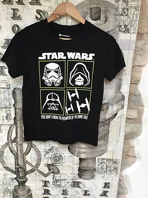 Buy Fun Star Wars Unisex Kids T-Shirt Darth Vader  Age 9-11 • 3.49£
