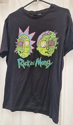 Buy Rick And Morty T-shirt For Men Size Large Toxic Style Merch 100% Cotton Used • 3.99£