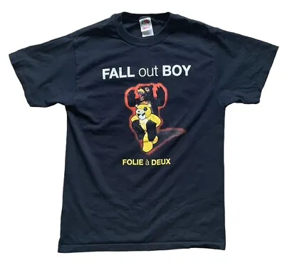 Buy Fall Out Boy T Shirt Medium Folie A Deux Tour 2008 • 25£