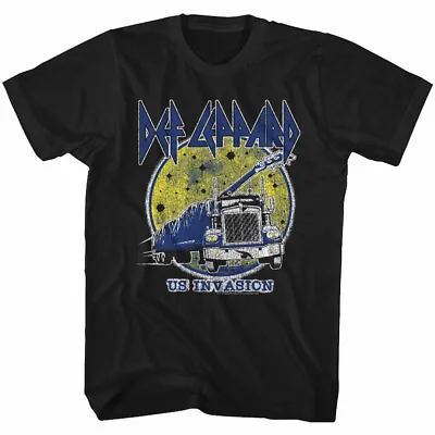 Buy Def Leppard U.S. Invasion Adult T Shirt Metal Music Merch • 40.90£