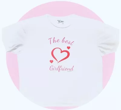 Buy Womens T-Shirt The Best Girlfriend. T- Shirts For Girlfriends Birthday Christmas • 12.49£