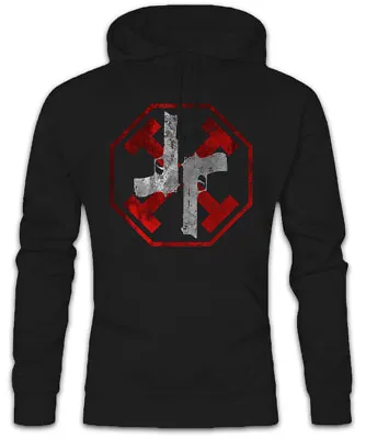 Buy Gun Kata Hoodie Sweatshirt Equilibrium Symbol Sign Logo John Cleric Preston • 40.74£