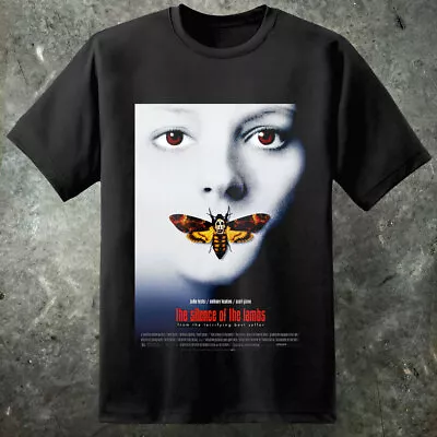 Buy Silence Of The Lambs Classic Movie Poster T Shirt Horror Film Hannibal Lecter • 19.99£