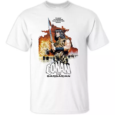 Buy CONAN THE BARBERIAN Men T-shirt DTG Poster  Sizes S-5XL  • 24£