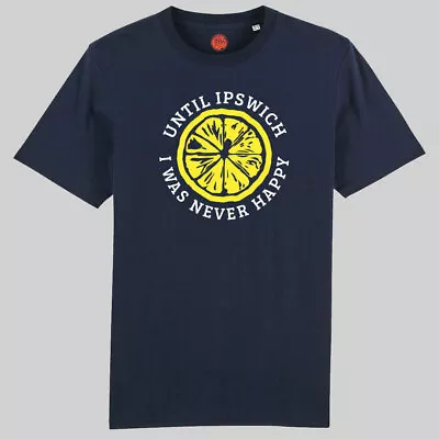 Buy Stone Roses Until Ipswich Navy Organic Cotton T-shirt For Fans Of Ipswich Town • 23.99£