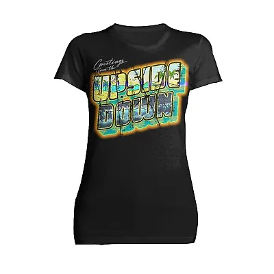 Buy Stranger Things Upside Down Greetings California Official Women's T-Shirt • 22.99£