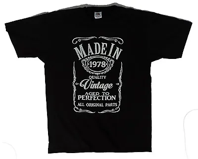 Buy Made In 1978 Quality Vintage, Funny Men's Birthday Gift Idea T Shirt • 5.10£