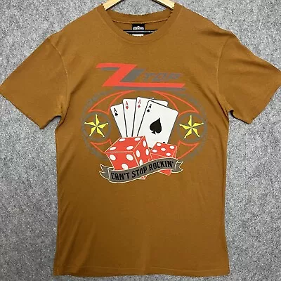 Buy ZZ Top Winterland Classic Rock T Shirt Can't Stop Rockin' L Cotton Short Sleeves • 45£