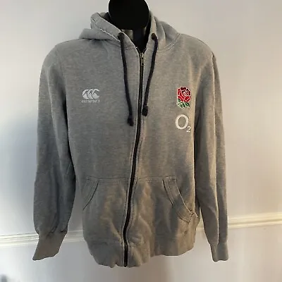 Buy Mens Canterbury England Zip Hooded Jacket Size Large L Cotton • 20£