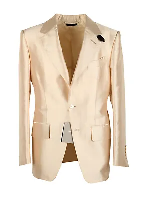 Buy TOM FORD Atticus Champagne Silk Sport Coat Size 46 / 36R U.S. Jacket Blazer  ... • 1,799.10£
