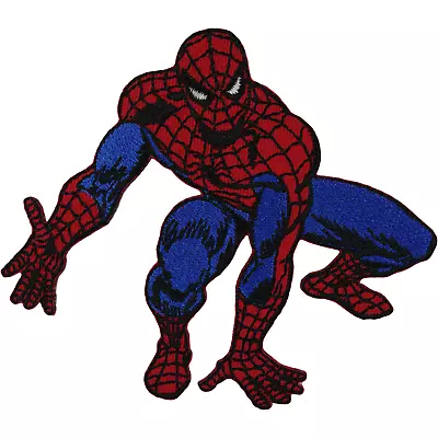 Buy Spiderman Patch Iron Sew On T Shirt Bag Fancy Dress Superhero Embroidered Badge • 2.79£
