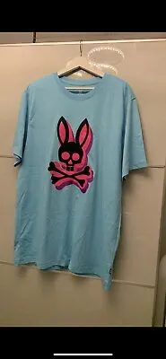 Buy Psycho Bunny Blue T-shirt 3XL  • 25£