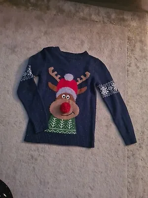 Buy NEXT Boys Christmas Jumper Age 10 Years Excellent Condition • 0.99£