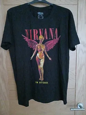 Buy Nirvana In Utero Mens Black T-shirt Xl (large?) • 15.75£