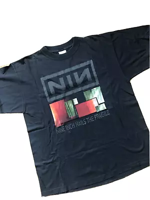 Buy Vintage Nine Inch Nails NIN T-Shirt XL OFFICIAL - The Fragile - BACKPRINT • 185£