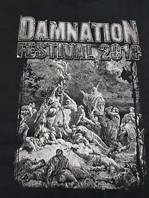 Buy Damnation Festival Tshirt 3xl Gildan Heavy 2018 Napalm Death Batushka Entombed • 14£