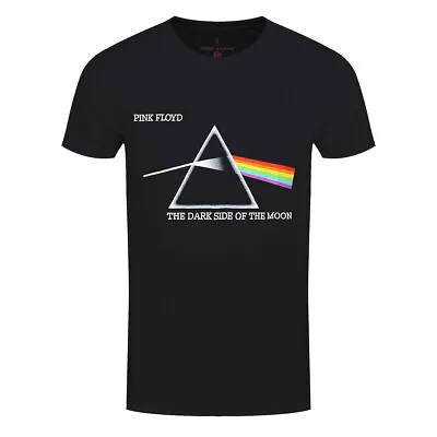Buy Pink Floyd T-Shirt Dark Side Of The Moon Rock Band Official Black New • 14.95£