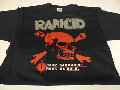 Buy Rock T Shirt ~ Authentic Vintage RANCID ONE SHOT ONE KILL ~ XL ~ NEW • 46.82£