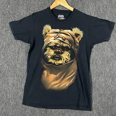 Buy Star Wars T Shirt Size Medium Ewok Wicket Return Of The Jedi Full Front Graphic • 13.06£