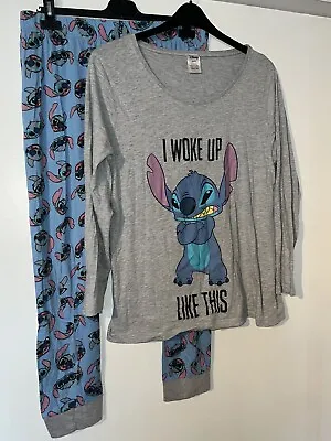 Buy Ladies Stitch Pyjamas Size 16-18 • 3.20£