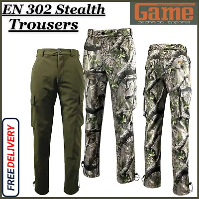 Buy Mens GAME Stealth Camouflage Camo Camping Hunting Waterproof Trousers • 36.95£