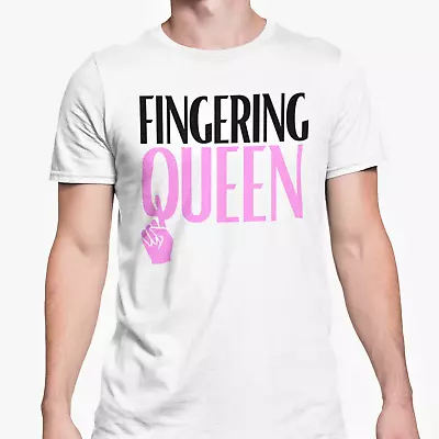 Buy Fingering Queen T Shirt Rude Adult Lesbian Gift Girlfriend Wife Anniversary Joke • 9.95£