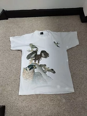 Buy Vintage Eagle Art Dee Smith T-shirt 1990 Merch Single Stitch Mens Size Medium • 24.99£