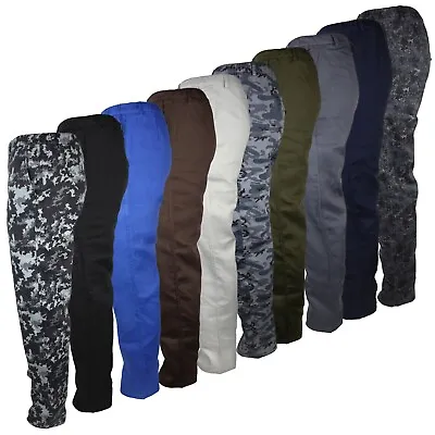 Buy Mens Cargo Pant Combat Relax Cotton Trouser Size 30-48  Leg Length-29 31 33  Men • 5.95£