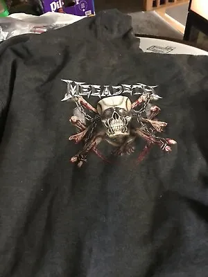 Buy Megadeth Heavy Metal Rock Concert Hoodie Final Kill 25th Anniversary  Men's Smal • 19.27£