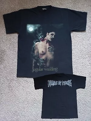 Buy Vintage Cradle Of Filth Jugular Wedding T-Shirt - Size L - Heavy Black Metal • 14.99£