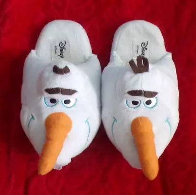 Buy Disney's Frozen Olaf Fluffy Adult Slippers • 8.99£