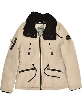 Buy KHUJO Womens Utility Jacket UK 18 XL Grey Nylon BS01 • 27.89£