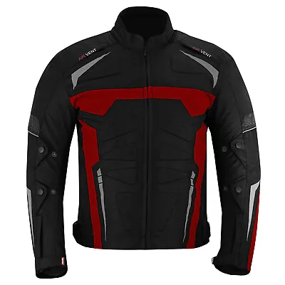 Buy Mens Motorcycle Jackets Textile Cordura Waterproof Armoured Motorbike Jacket • 49.97£