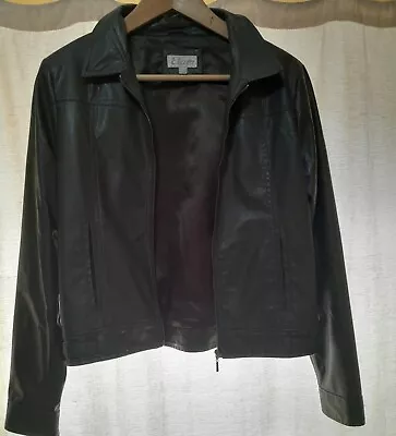 Buy A Excellent Condition Faux Leather Etam Jacket, Size 12,with Beautiful Details. • 12£