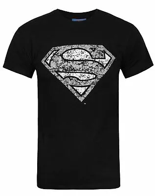 Buy Superman Distressed Silver Logo Men's T-Shirt • 14.99£