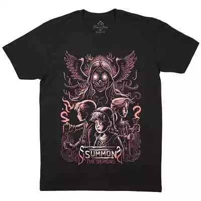Buy Summon The Demons Mens T-Shirt Horror Baphomet Cult Occult Candle E183 • 11.99£