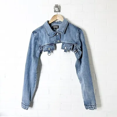 Buy Poster Grl Kill Star Denim Jacket Shrug Club Streetwear Alt Size Large Emo Micro • 28.83£