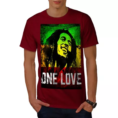 Buy Wellcoda 420  One Love Pot Mens T-shirt, Rastafari Graphic Design Printed Tee • 14.99£